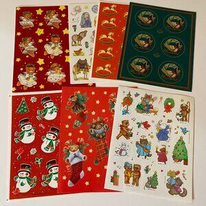 Vintage Hallmark & AGC Christmas Stickers